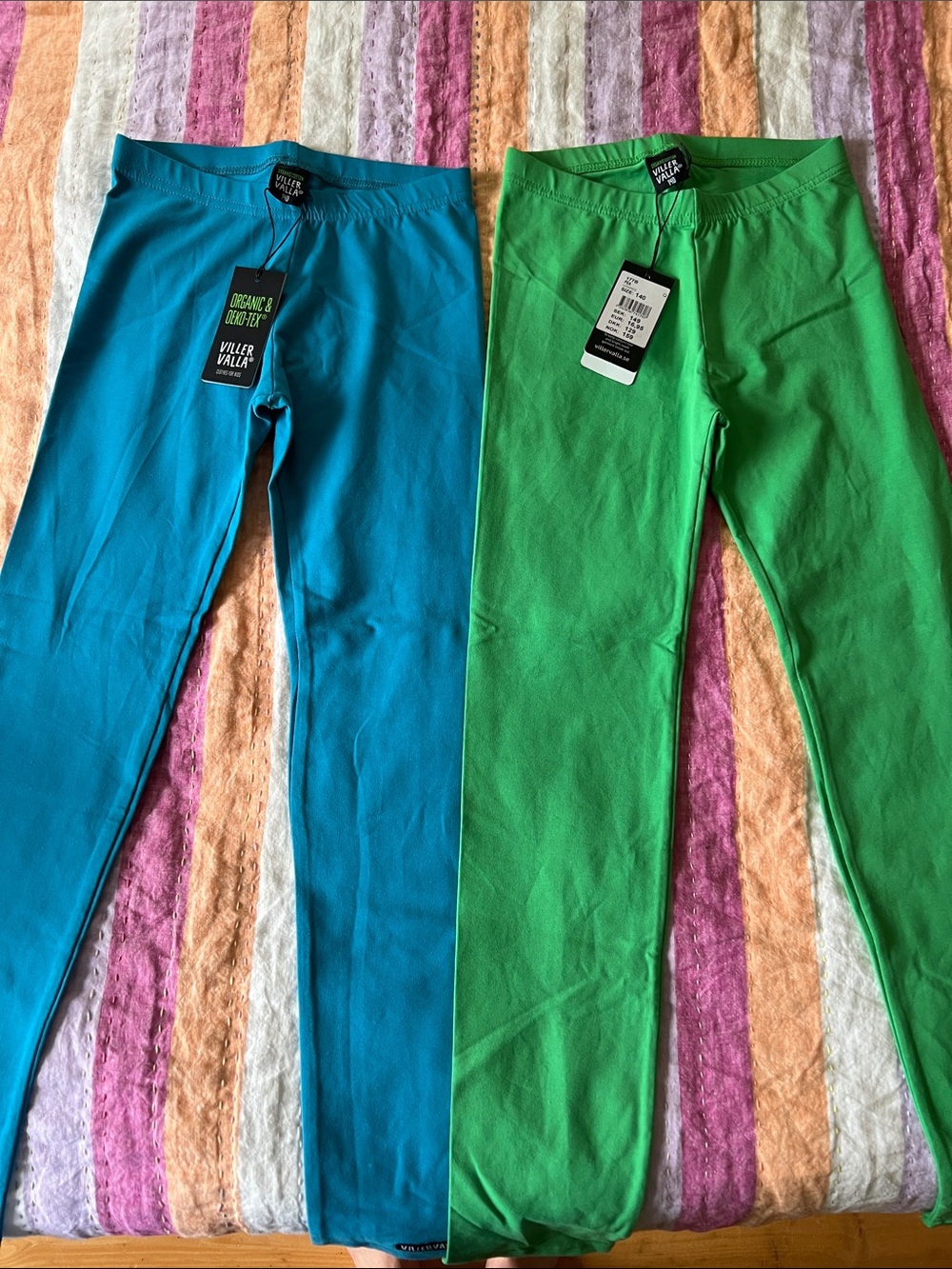 Kids leggings, organic cotton, size 140cm
